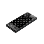paisley black back phone cover | glass case for nothing phone 2