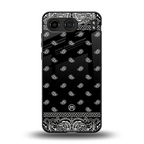 paisley black back phone cover | glass case for oneplus nord 4
