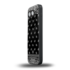 paisley black back phone cover | glass case for oneplus nord 4
