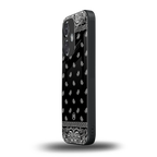 paisley black back phone cover | glass case for oneplus nord ce 3