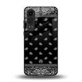 paisley black back phone cover | glass case for oneplus nord ce 4 lite