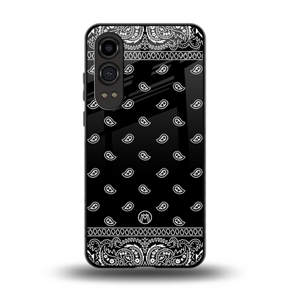 paisley black back phone cover | glass case for oneplus nord ce 4 lite