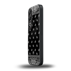 paisley black back phone cover | glass case for oneplus nord ce 4