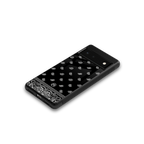 paisley black back phone cover | glass case for google pixel 6