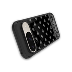 paisley black back phone cover | glass case for google pixel 9