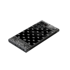 paisley black back phone cover | glass case for samsung galaxy s23 ultra