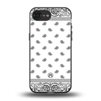 paisley white back phone cover | glass case for iphone 16e
