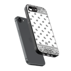 paisley white back phone cover | glass case for iphone 16e