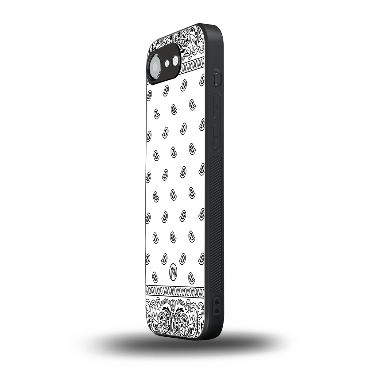paisley white back phone cover | glass case for iphone 16e