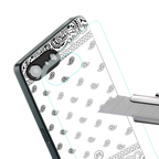 paisley white back phone cover | glass case for iphone 16e