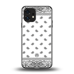 paisley white back phone cover | glass case for nothing phone 1