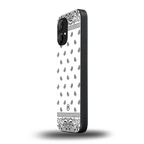 paisley white back phone cover | glass case for nothing phone 1