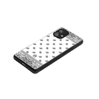 paisley white back phone cover | glass case for nothing phone 1