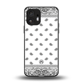 paisley white back phone cover | glass case for nothing phone 2