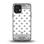 paisley white back phone cover | glass case for nothing phone 2