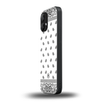 paisley white back phone cover | glass case for nothing phone 2