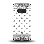 paisley white back phone cover | glass case for nothing phone 2a