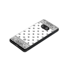 paisley white back phone cover | glass case for nothing phone 2a