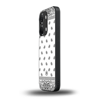 paisley white back phone cover | glass case for oneplus nord 3