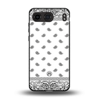 paisley white back phone cover | glass case for oneplus nord 4