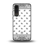 paisley white back phone cover | glass case for oneplus nord ce 4 lite