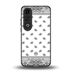 paisley white back phone cover | glass case for oneplus nord ce 4