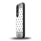 paisley white back phone cover | glass case for oneplus nord ce 4