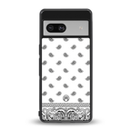 paisley white back phone cover | glass case for Google Pixel 7