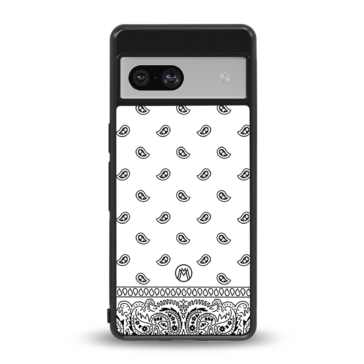 paisley white back phone cover | glass case for Google Pixel 7