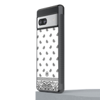 paisley white back phone cover | glass case for Google Pixel 7
