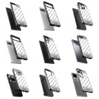Durable Glass Back Mobile Case for iPhone, Samsung, OnePlus, Google Pixel, Redmi, Vivo, Oppo