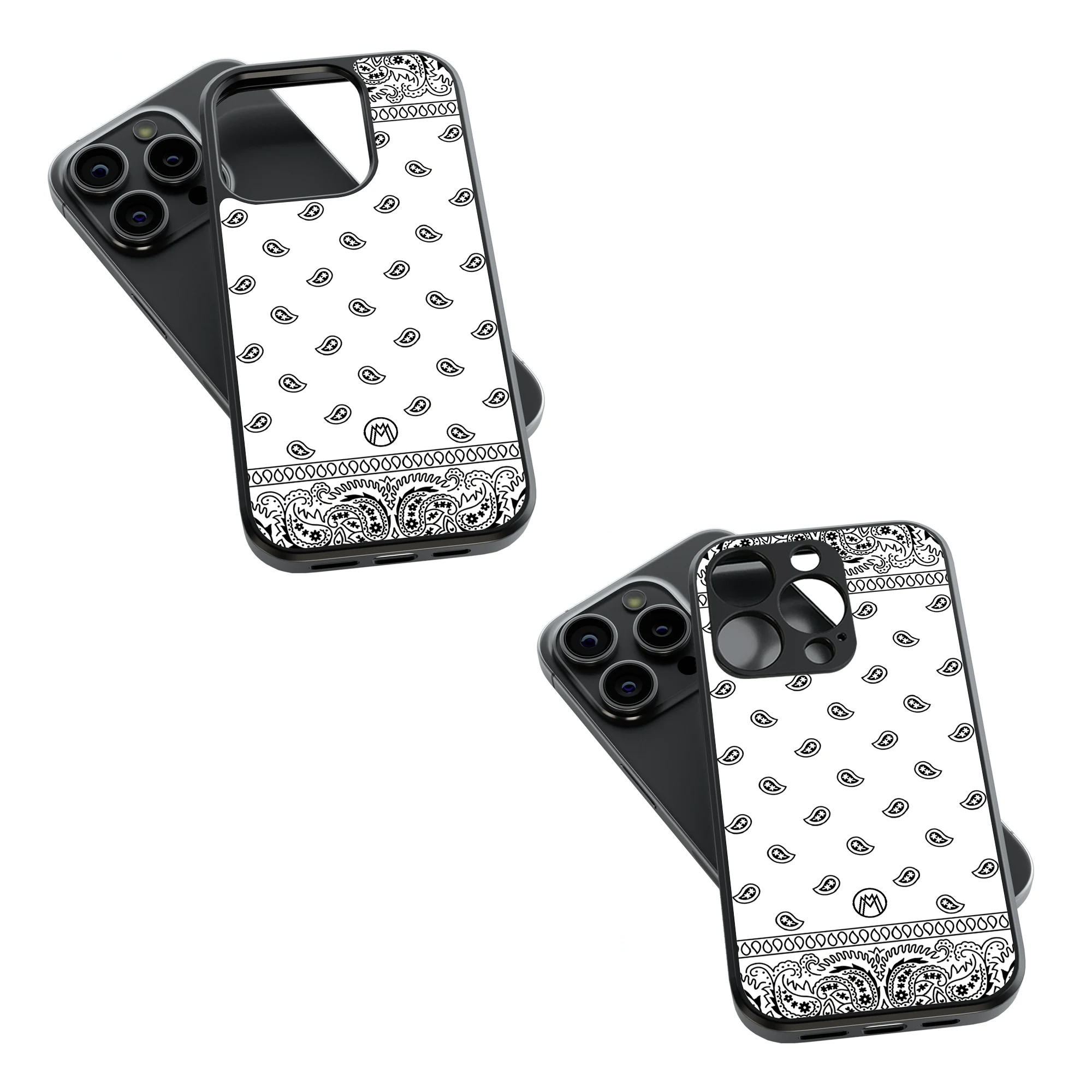 Trendy Glass Back Mobile Case for iPhone, Samsung, Redmi, OnePlus, Google Pixel, Motorola