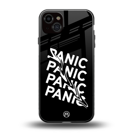 panic back phone cover | glass case for iphone 14 plus