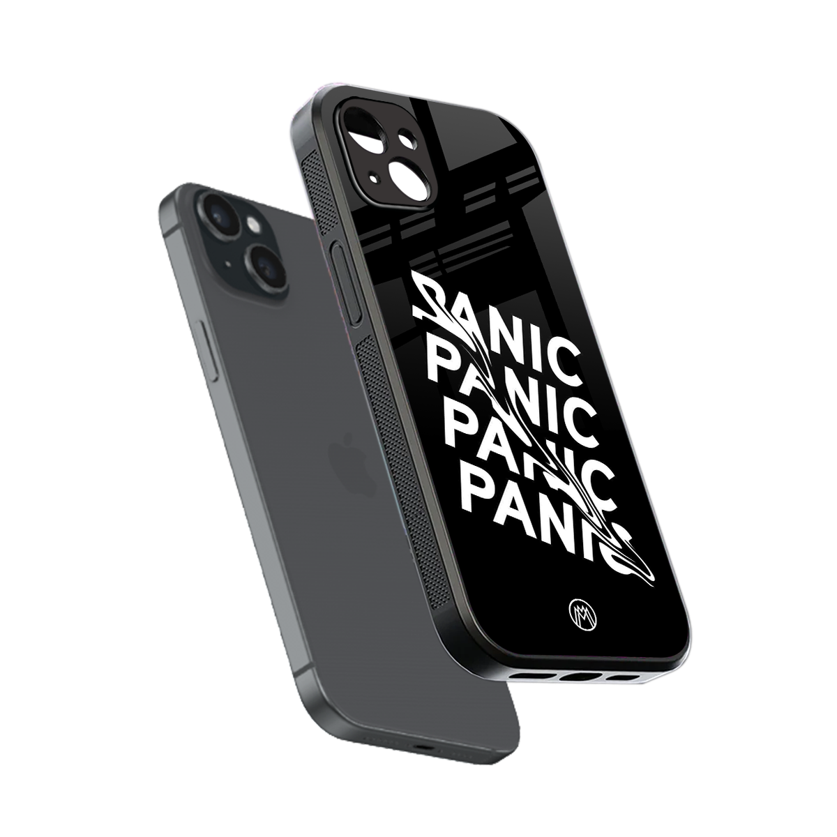 panic back phone cover | glass case for iphone 14 plus