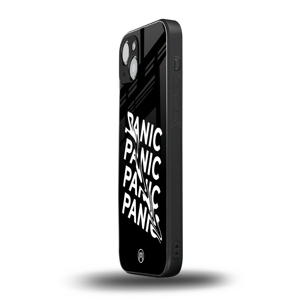 panic back phone cover | glass case for iphone 15 plus