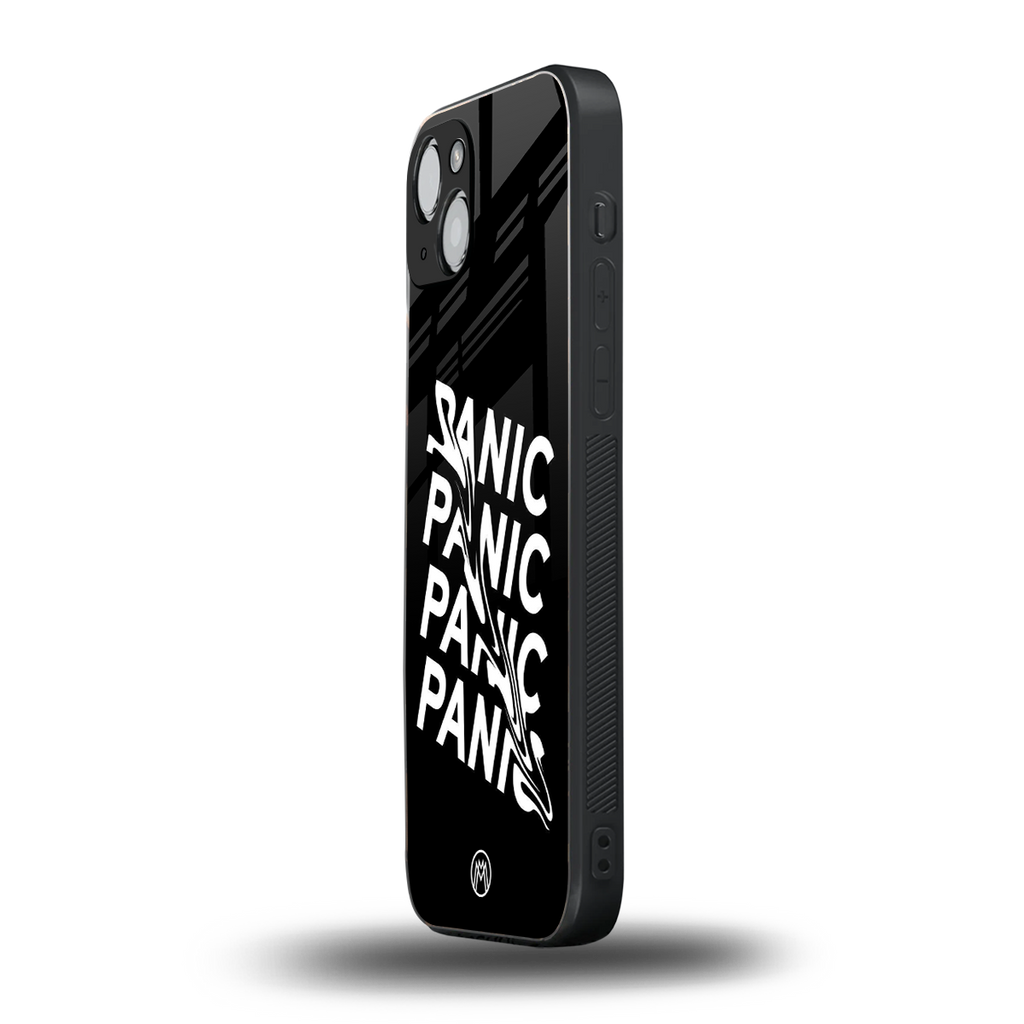 panic back phone cover | glass case for iphone 14 plus