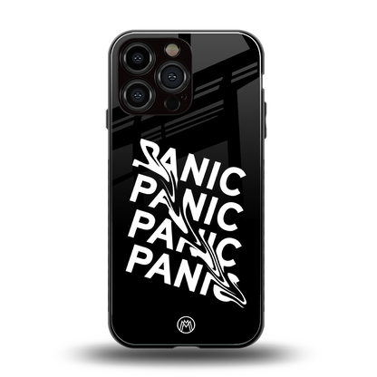 panic back phone cover | glass case for iphone 14 pro max
