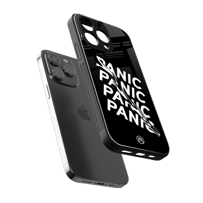 panic back phone cover | glass case for iphone 15 pro max