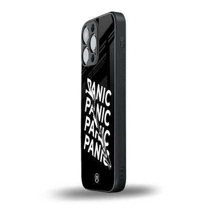 panic back phone cover | glass case for iphone 15 pro max