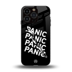 panic back phone cover | glass case for iphone 15 pro