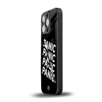 panic back phone cover | glass case for iphone 15 pro