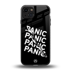 panic back phone cover | glass case for iphone 15
