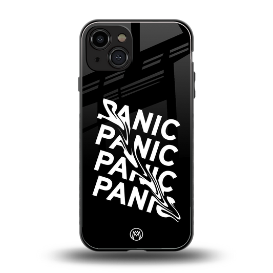 panic back phone cover | glass case for iphone 15