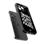 panic back phone cover | glass case for iphone 15 pro