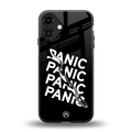 panic back phone cover | glass case for iphone 16 plus