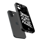 panic back phone cover | glass case for iphone 16 plus