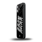 panic back phone cover | glass case for iphone 16 plus