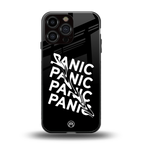 panic back phone cover | glass case for iphone 16 pro max