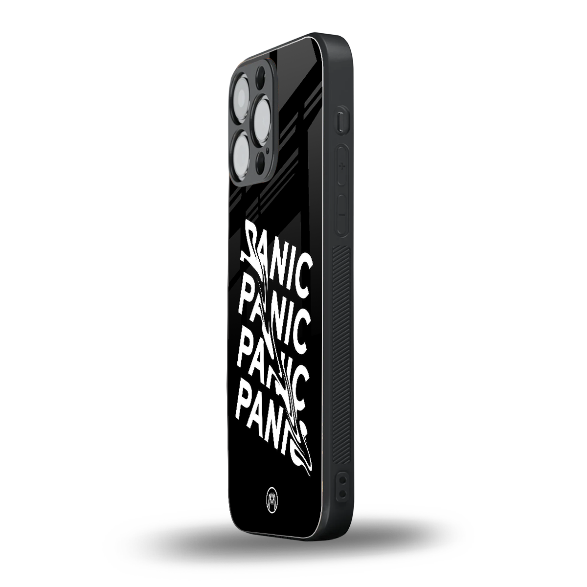 panic back phone cover | glass case for iphone 16 pro max