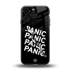panic back phone cover | glass case for iphone 16 pro